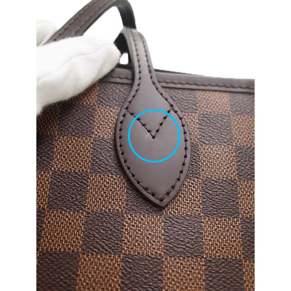 Louis Vuitton Neverfull Damier Bag Tote - Picture 6 of 8